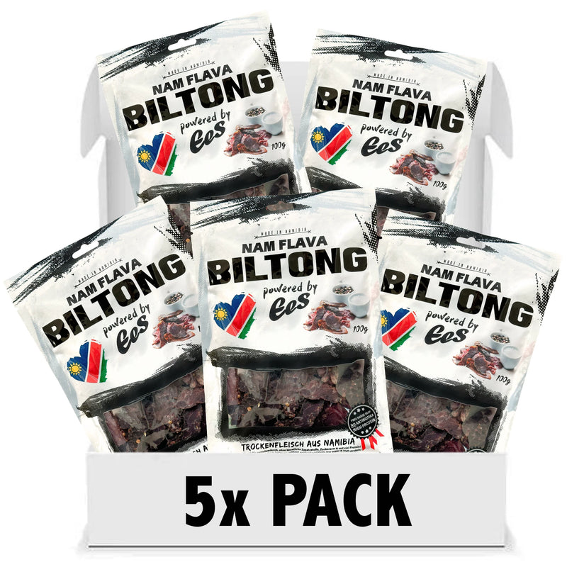 5er-Pack (100g) Biltong von EES - 500g