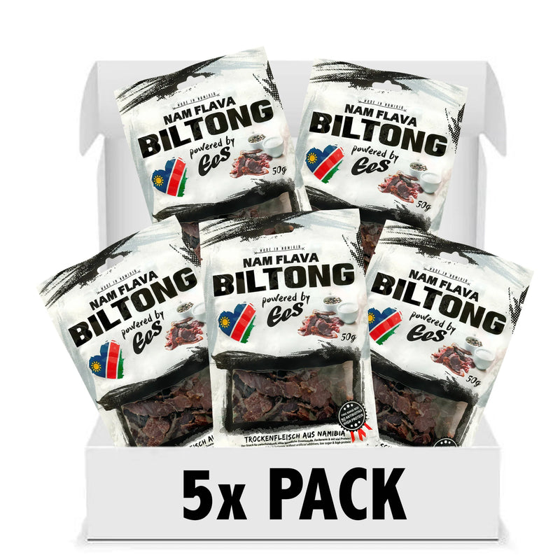 5er-Pack (50g) Biltong von EES - 250g