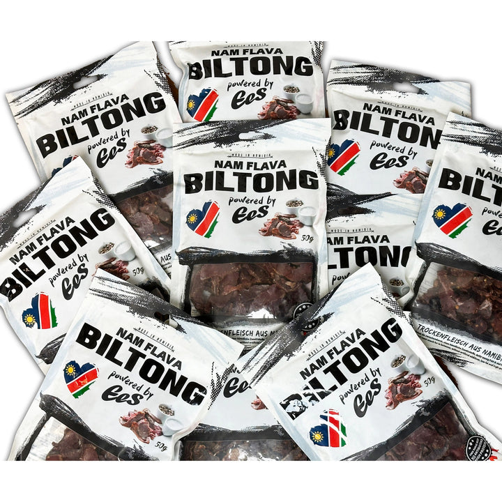 10er-Pack (50g) Biltong von EES - 500g