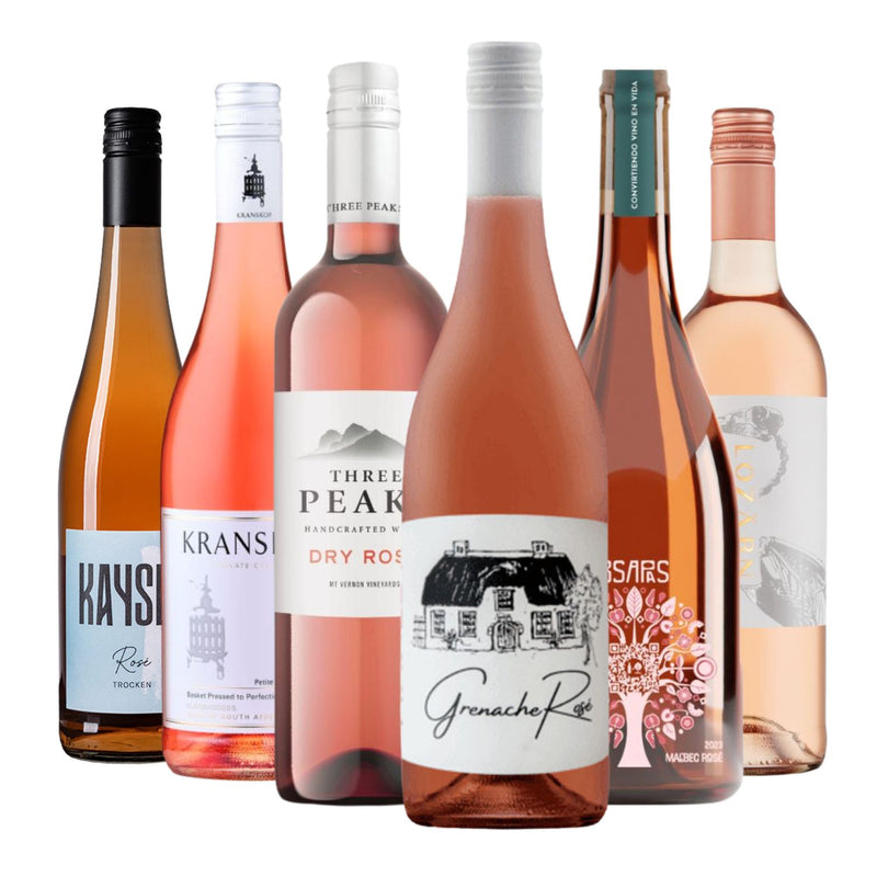 Strahlende Rosévielfalt (6er Paket)