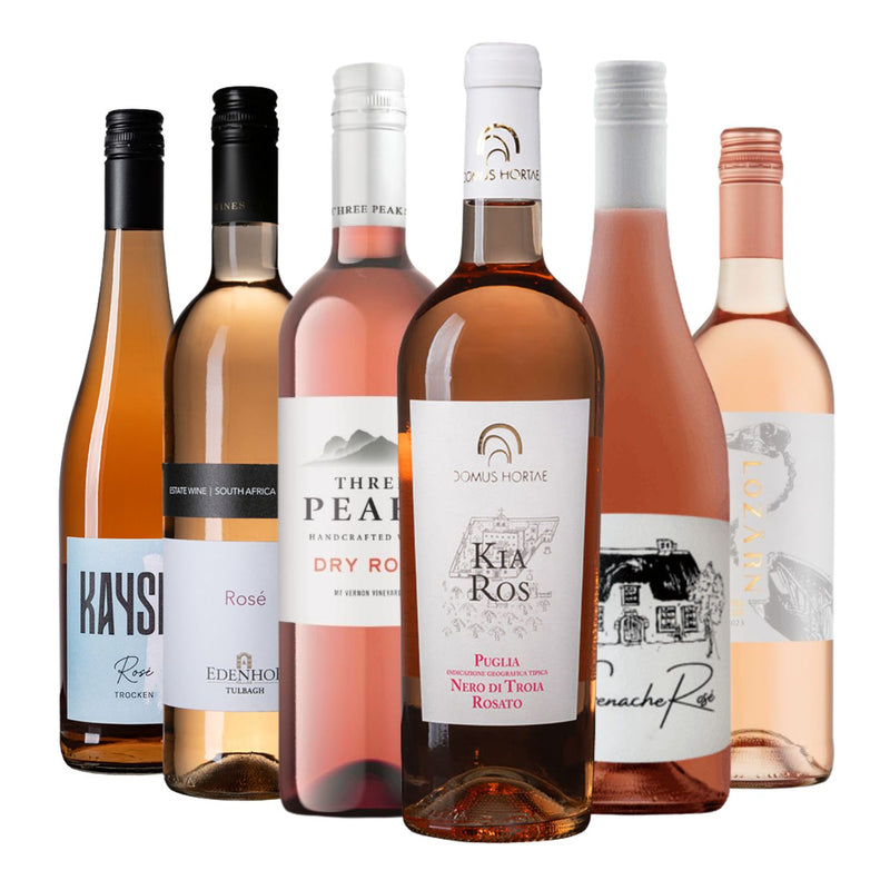 Strahlende Rosévielfalt (6er Paket)