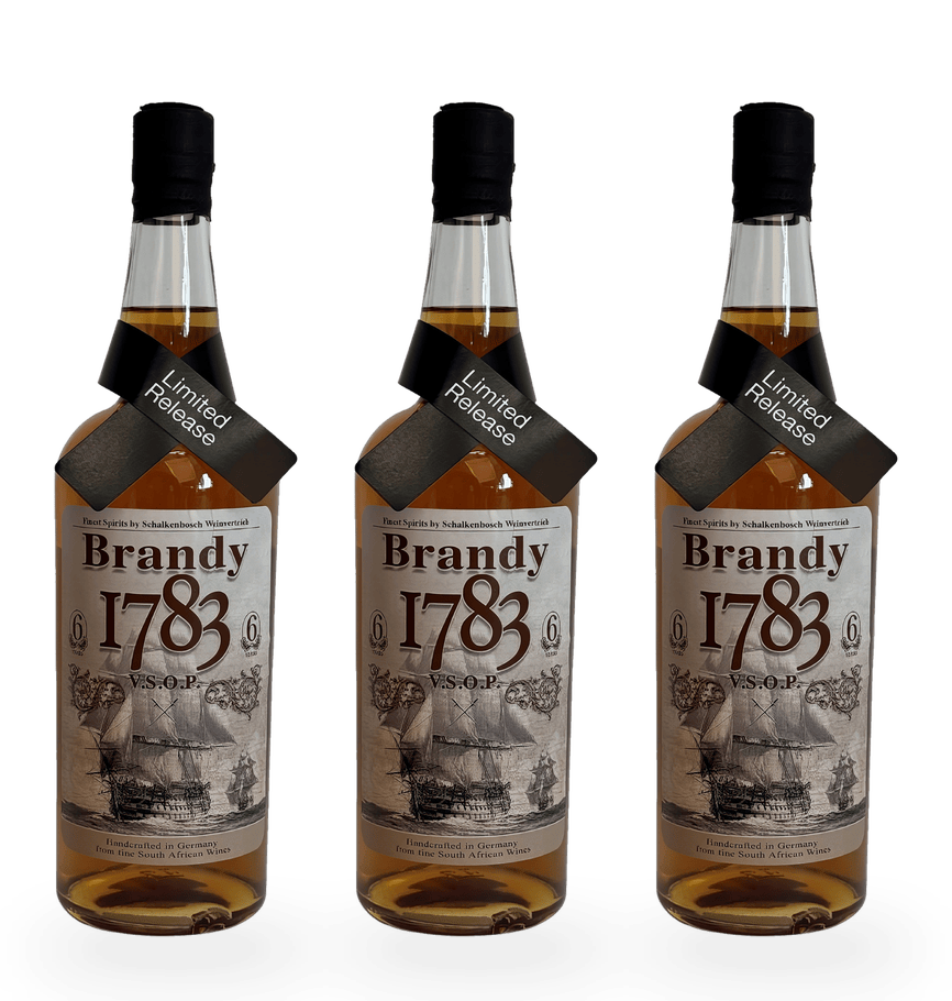 3 Flaschen Brandy 1783 V.S.O.P. Limited Release